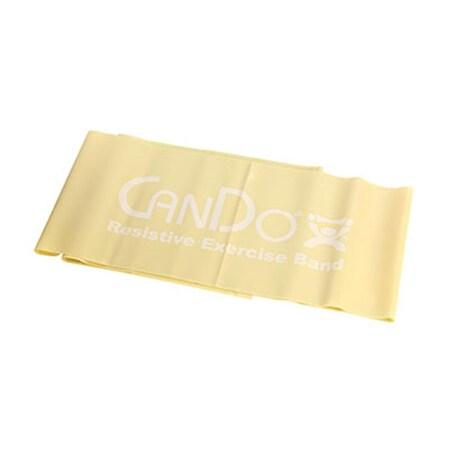 Fabrication Enterprises Cando Exercise Band 5 ft. Singles, Tan 1662129